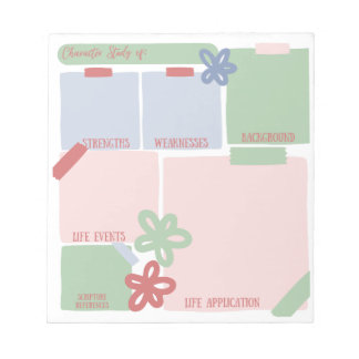 Zeichentabelle Lernkommentar Notizblock