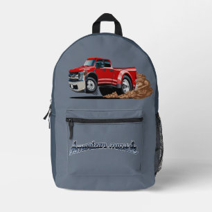 Zeichentrick-Auto Bedruckter Rucksack