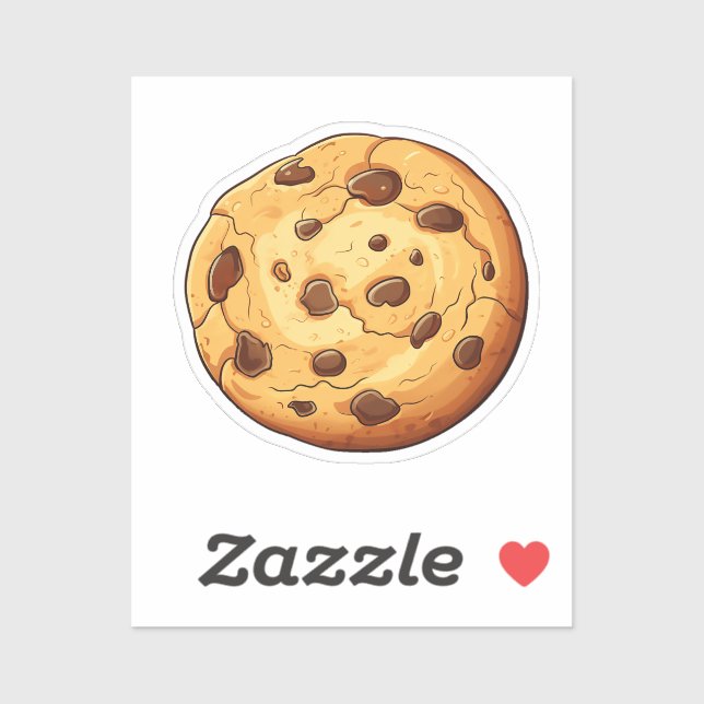 Zeichentrick-Cookie Aufkleber (Blatt)