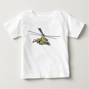 Zeichentrick-Hubschrauber "Hind" Baby T-shirt