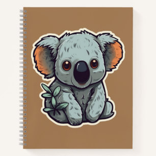 ZEICHENTRICK-KOALA-BÄR NOTIZBUCH