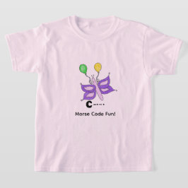 Zeichentrick-Morsencode für Kinder!  Buchstabe D T-Shirt