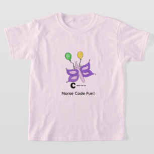 Zeichentrick-Morsencode für Kinder! Buchstabe D T-Shirt