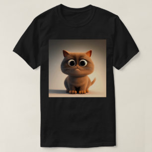 Zeichentrickdarstellung einer niedlichen Katze T-Shirt