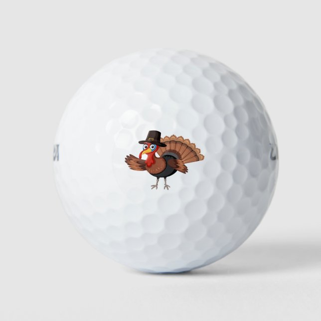Zeichentrickfigur der Türkei Golfball (Vorderseite)