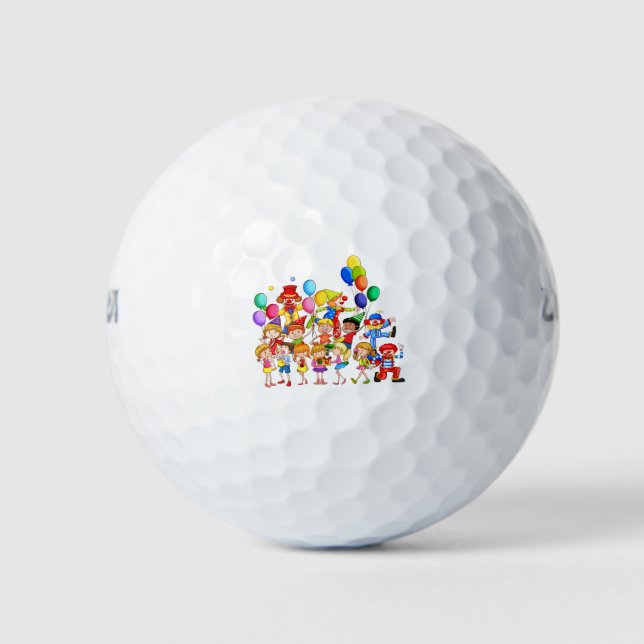 Zeichentrickfigur Golfball (Vorderseite)