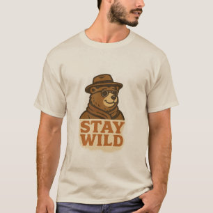 Zeichentrickfigur im Vintagen Grunge Style T - Shi T-Shirt