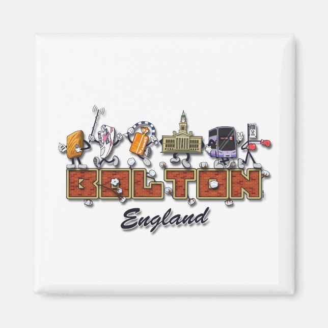Zeichentrickfiguren in Bolton Magnet (Vorne)