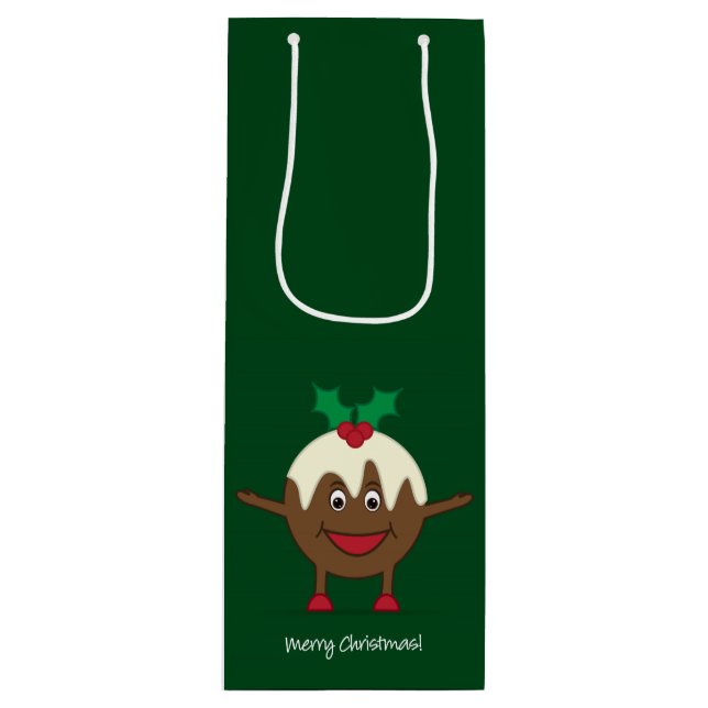 Zeichentrickfilm über Weihnachten Geschenktüte Für Weinflaschen (Vorderseite)