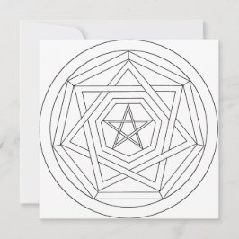 Zeichn deine eigene Sigil Sigillum Dei Occult Star