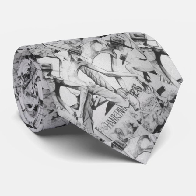 Zeichn der Krawatte von Cowboy Hank Pank (Gerollt)