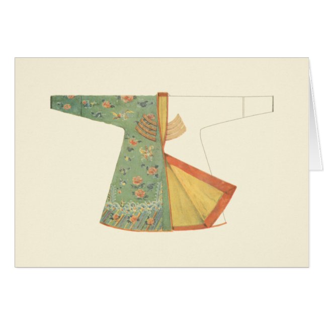 Zeichn des halb fertig gestellten Kimono (Vorderseite (Horizontal))