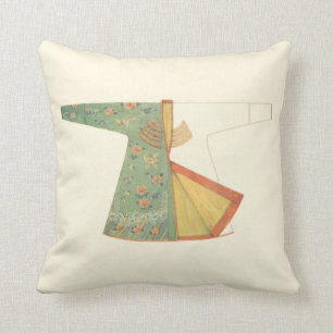 Zeichn des halb fertig gestellten Kimono Kissen