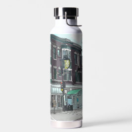 Zeichn des Stadtzentrums von Madison, Wisconsin Trinkflasche