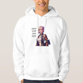 "zeichn dir deinen eigenen Weg" motivierend Hoodie