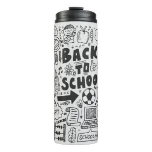 zeichn-Doodschule Thermosbecher