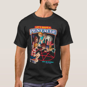 Zeichn ein Satan-Pentagramm-Sigil aus Baphomet für T-Shirt