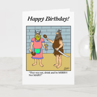 Zeichn einer Blank - Eat Drink Be Merry - Customiz Karte