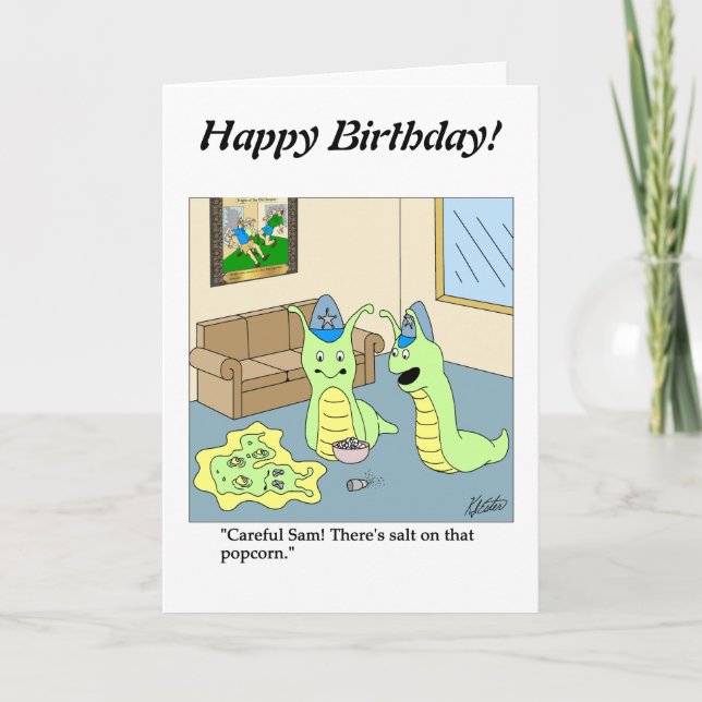 Zeichn einer Leere - Slugs und Salz - Anpassen Karte (Vorderseite)