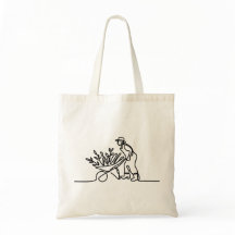 zeichn eines Bauern oder Gärtners