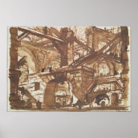 Zeichn eines imaginären Gefängnisses