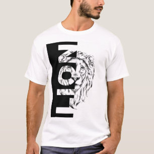 Zeichn eines Löwenkopfes T-Shirt