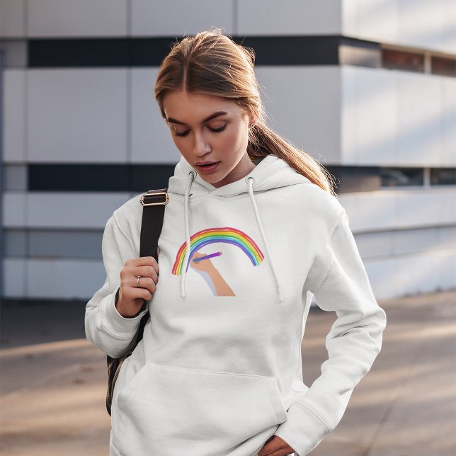 Zeichn eines Regenbogens Hoodie (Von Creator hochgeladen)