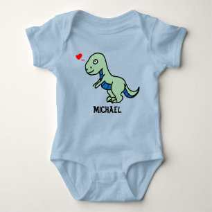 Zeichn eines T-Rex Baby Bodysuit Baby Strampler