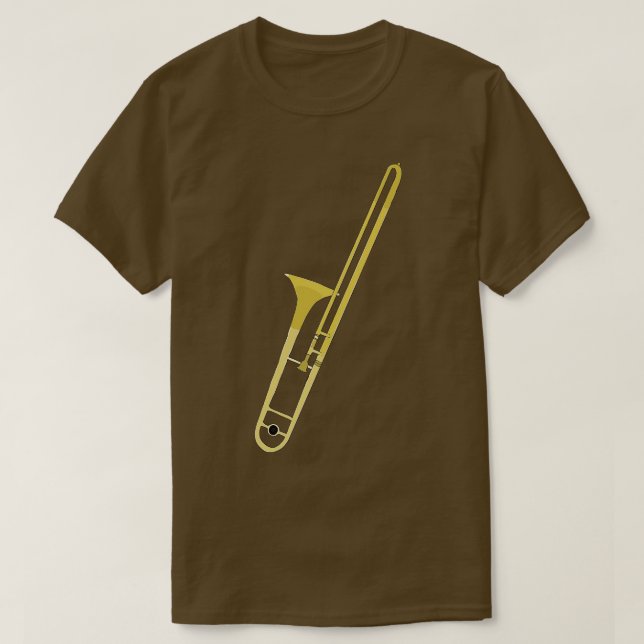Zeichn eines Trombons T-Shirt (Design vorne)