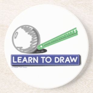 Zeichn lernen getränkeuntersetzer