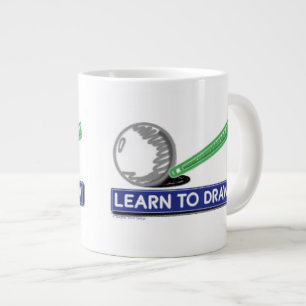 Zeichn lernen Jumbo-Tasse