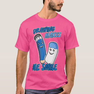 Zeichn macht mich lächelnd zum Hobby-Designer Sket T-Shirt