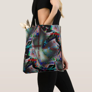 Zeichn mit Ausschnitt aus dunklem Banner und Wortw