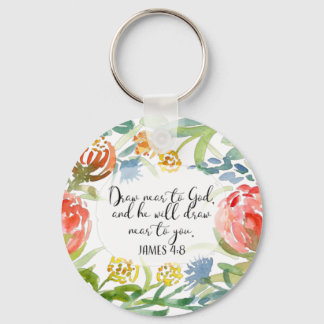 Zeichn nahe an Gott | James 4:8 Schlüsselanhänger