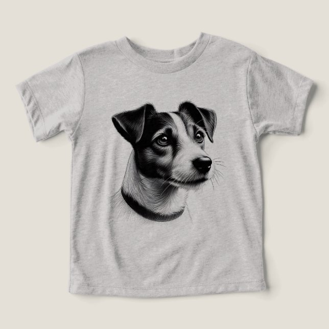 Zeichn von Jack Russell Terrier (Design Vorderseite)