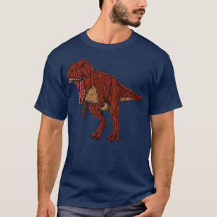 Zeichn von Tyrannosaurus Rex T-Shirt