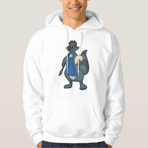 Zeichnen als Maler mit Pinsel Hoodie