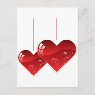 Zeichnen auf einer Zeichenfolge Postkarte