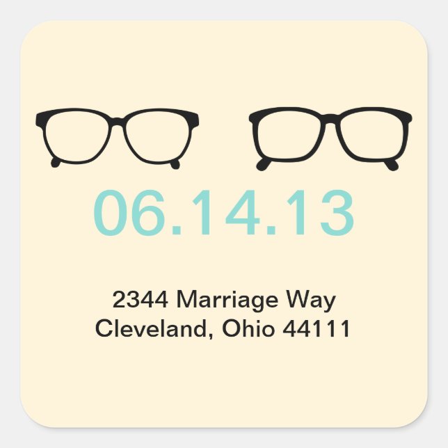 Zeichnen der Datumsanzeige Quadratischer Aufkleber (Vorderseite)