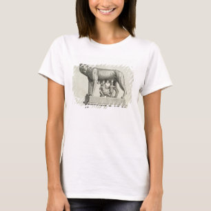 Zeichnen der Etruscan Bronze des Siewolf suc T-Shirt