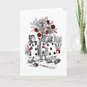 Zeichnen der Rose rot Karte