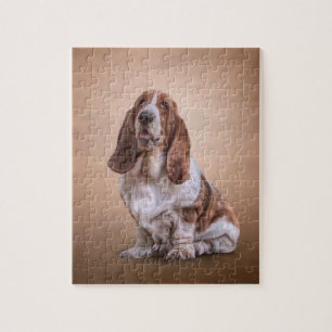 Zeichnen des lustigen Dachshund-Jagdhundhundes Puzzle