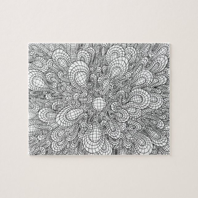 Zeichnen des Puzzlespiels Puzzle (Horizontal)