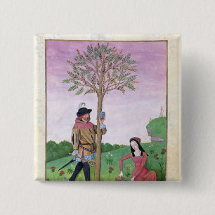 Zeichnen des Safts von einem Baum Button