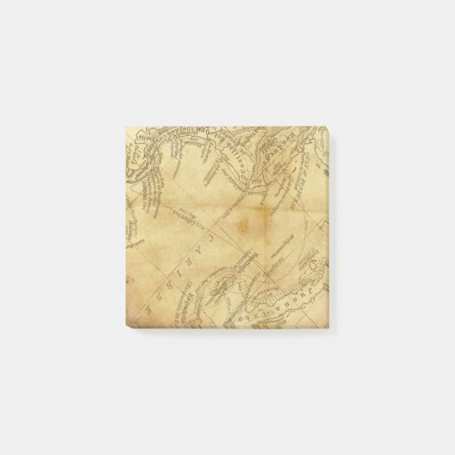 zeichnen Sie alte elegante Post-Itpapieranmerkung Post-it Klebezettel (Vorderseite)