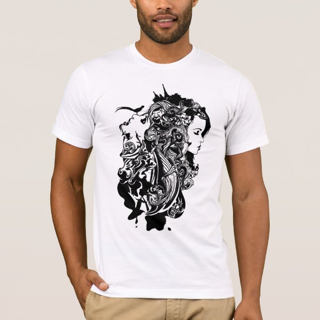 Zeichnen Sie Aufmerksamkeit T-Shirt (Vorderseite)