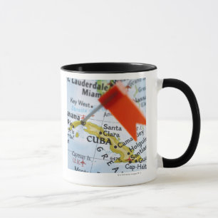 Zeichnen Sie das Button auf, das in Havana, Kuba Tasse
