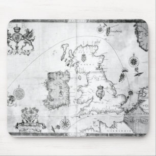 Zeichnen Sie das Zeigen des Weges der Armadaflotte Mousepad