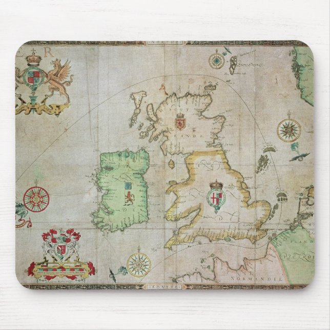 Zeichnen Sie das Zeigen des Weges der Armadaflotte Mousepad (Vorne)