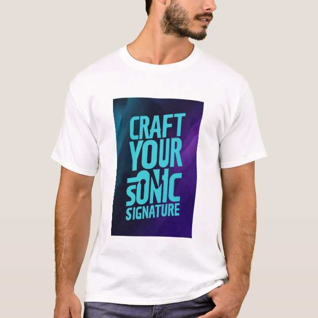 Zeichnen Sie Ihre Sonic-Signatur T-Shirt (Vorderseite)
